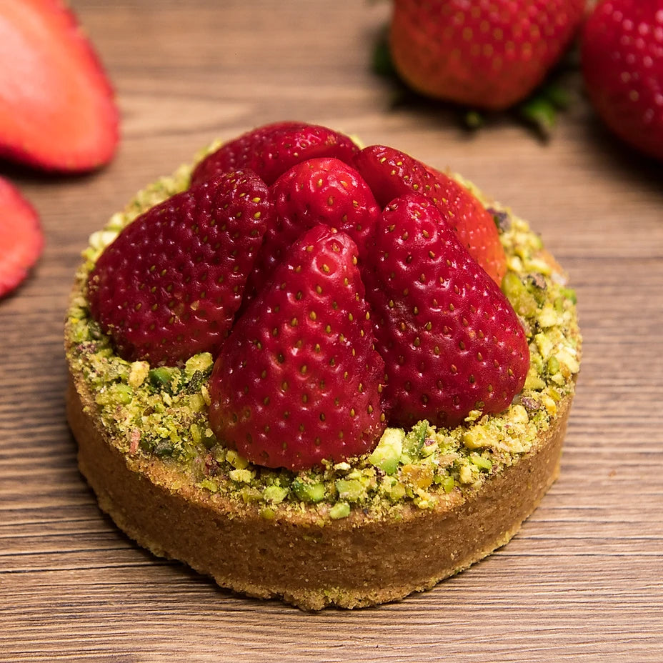Strawberry Pistachio Tart