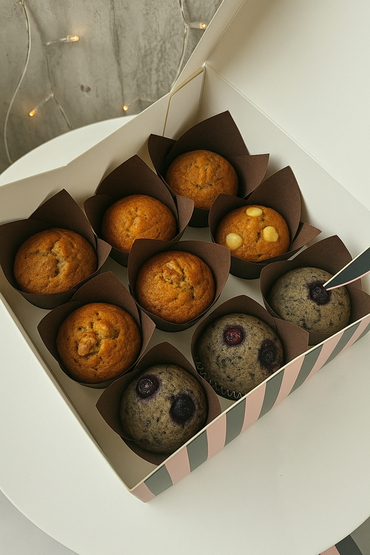 Mini Vanilla Muffins (9 pcs )
