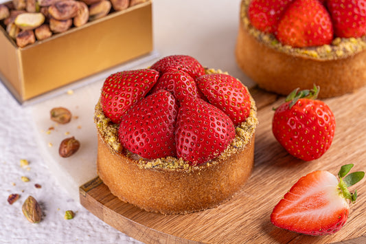 Strawberry Pistachio Tart