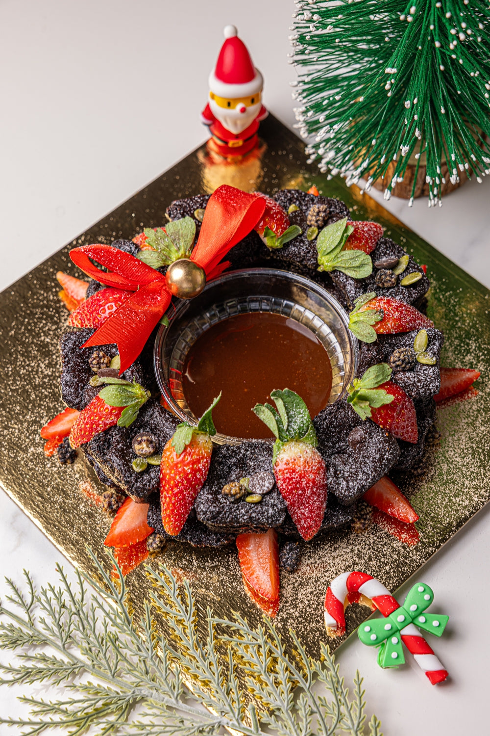 Mini Brownies Wreath