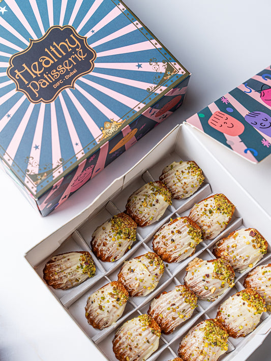 Pistachio and White Chocolate Mandeleine - 16 Pcs
