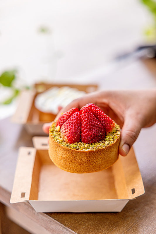 Strawberry Pistachio Tart